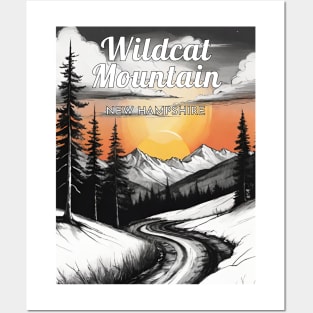 Wildcat mountain new hampshire usa ski Posters and Art